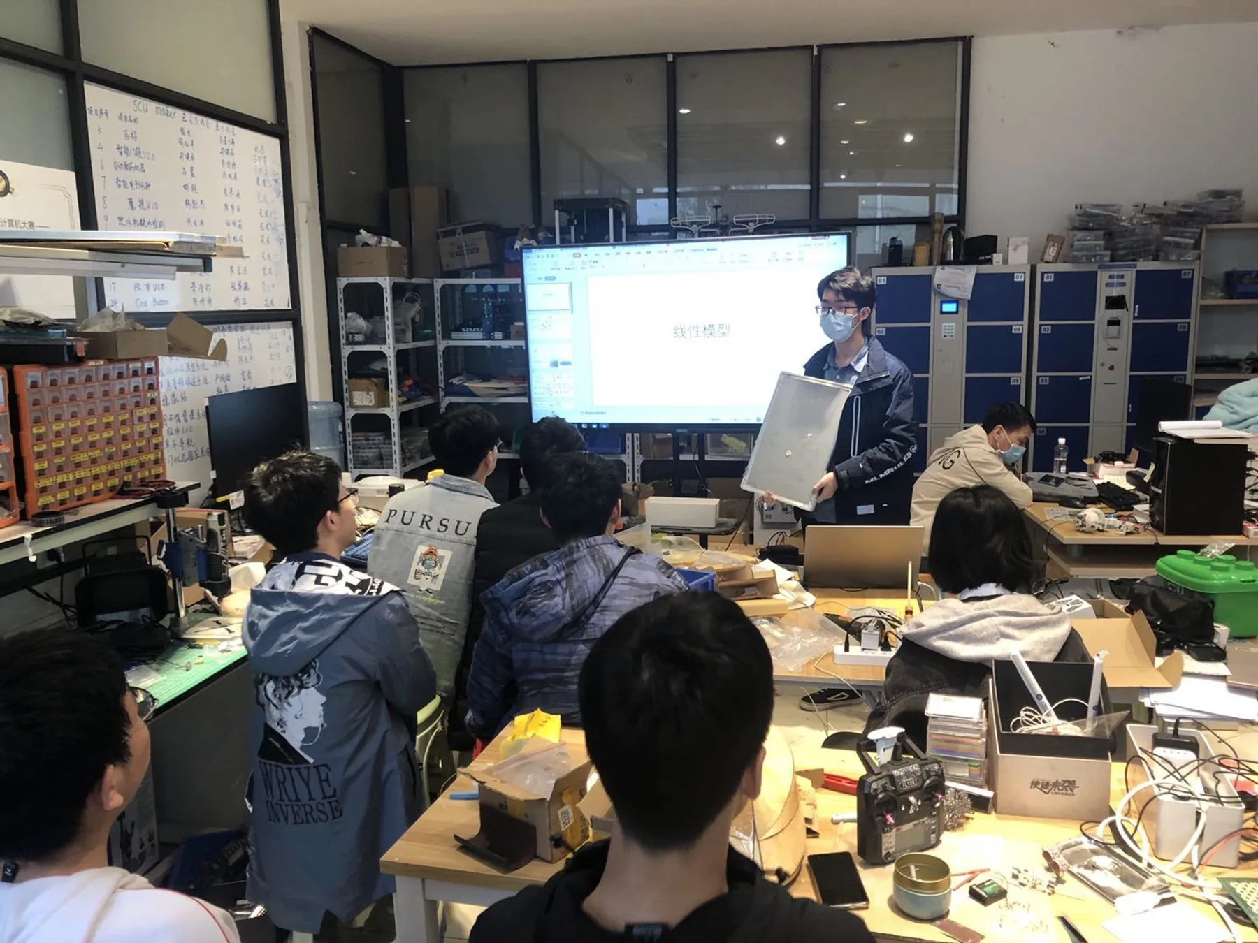 开源硬件协会工坊线性模型培训现场